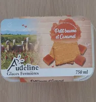 Crème glacée petit beurre et caramel