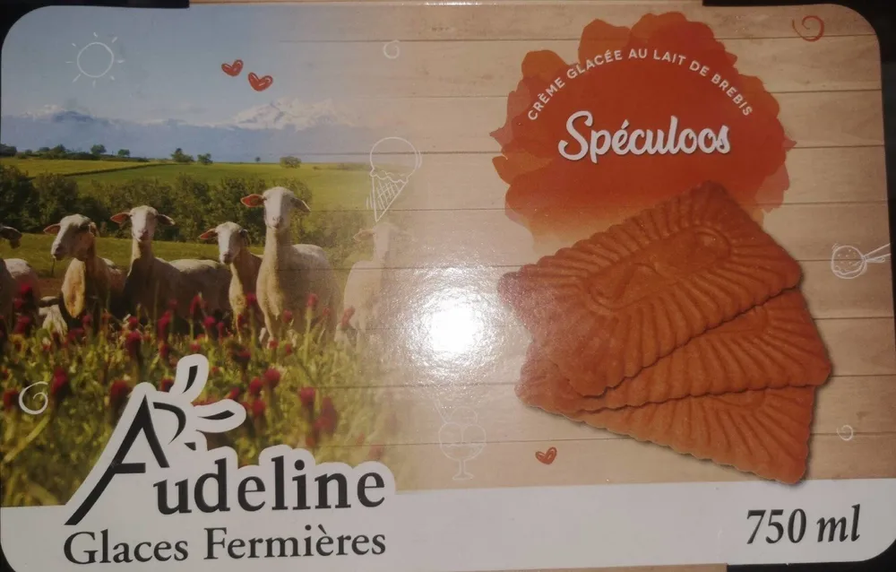 Crème glacée au lait de brebis au Speculos
