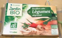 Bouillon cube légumes dégraissé