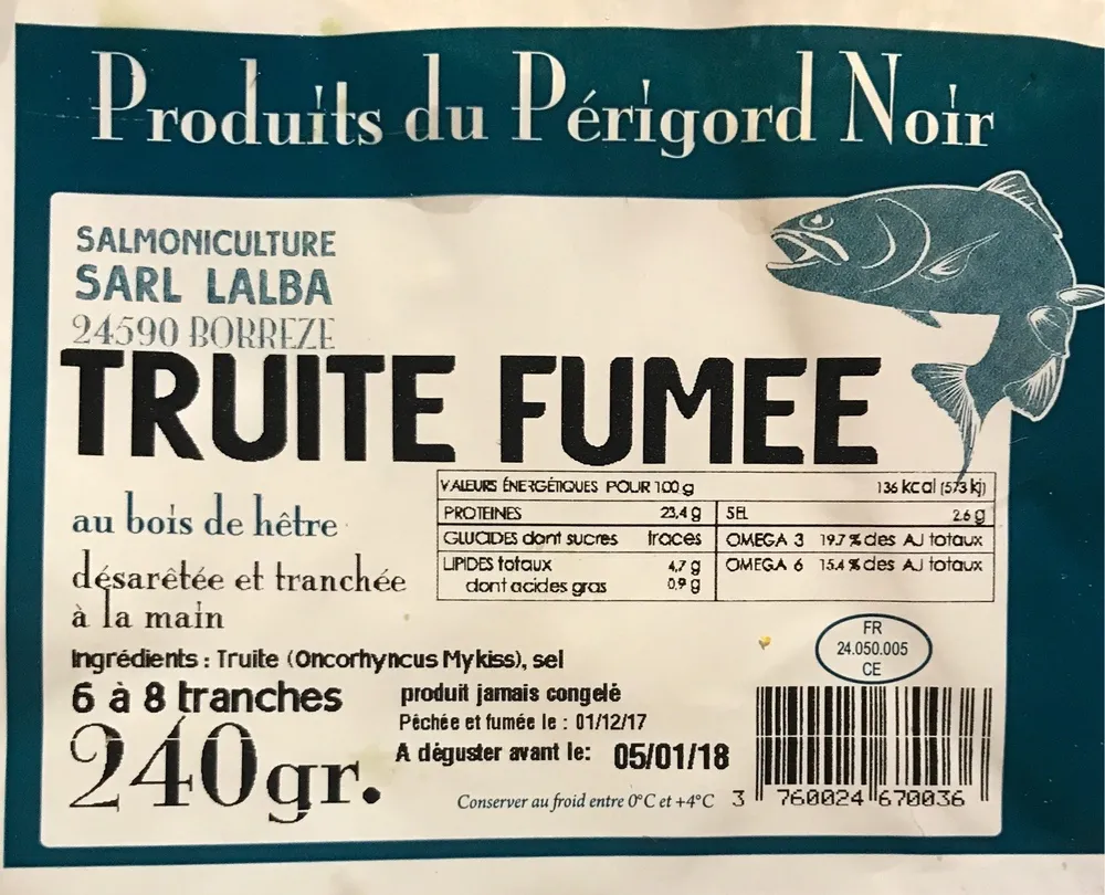 Truite fumee