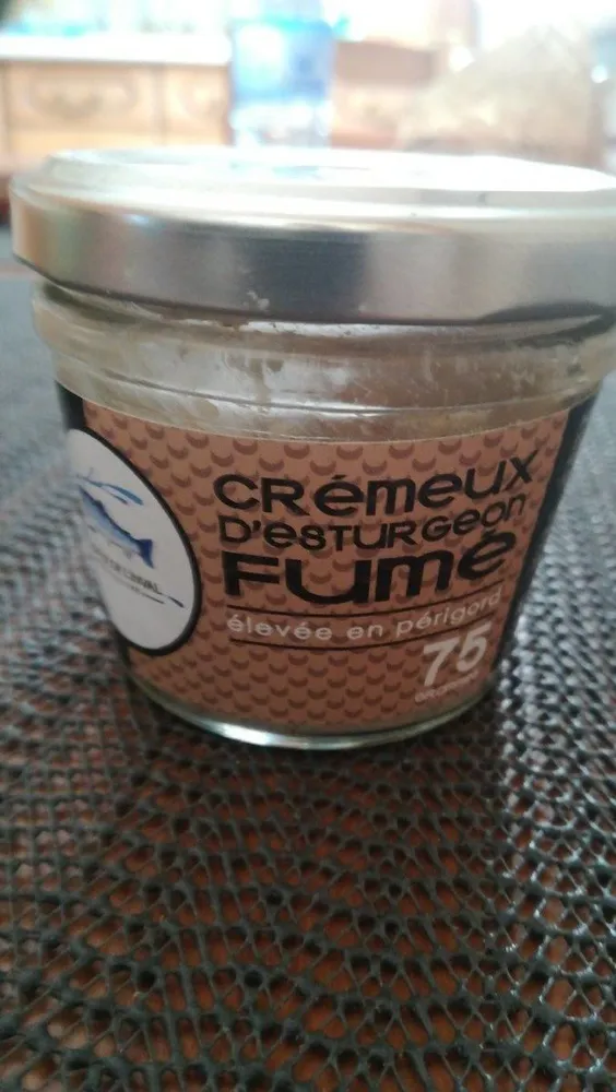 Crémeux d'esturgeon fumé