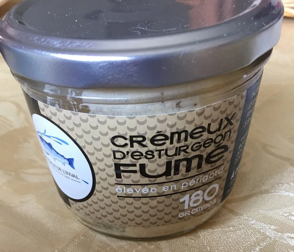 Cremeux d'esturgeon fumé