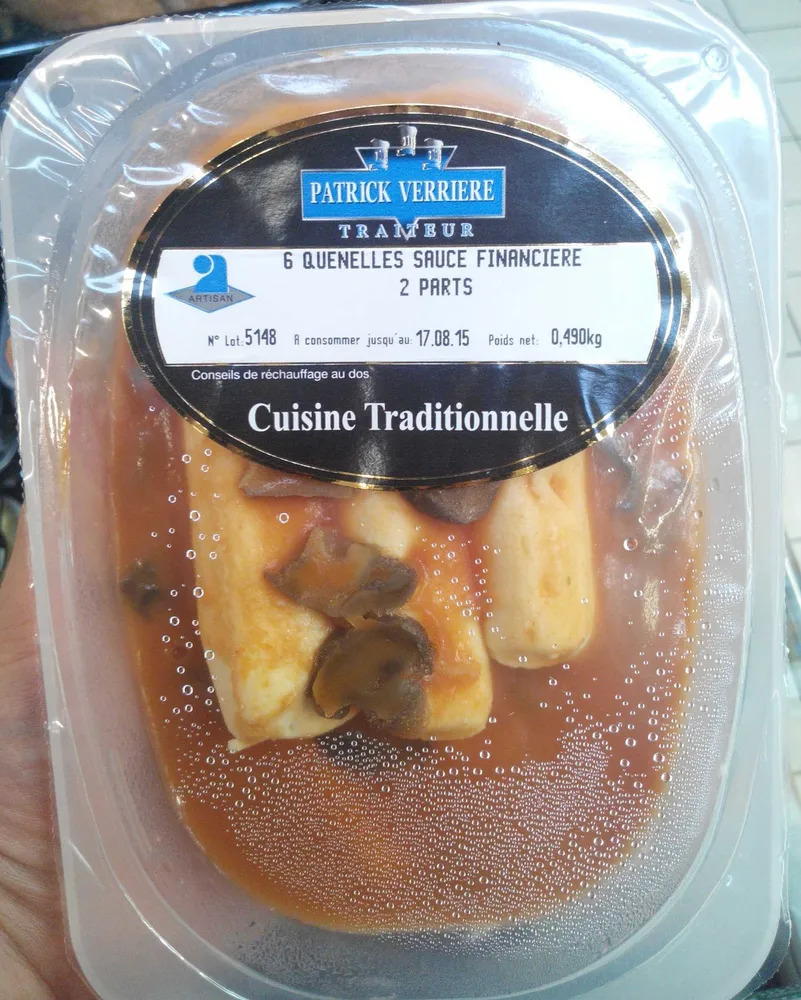 Quenelles sauce Financière