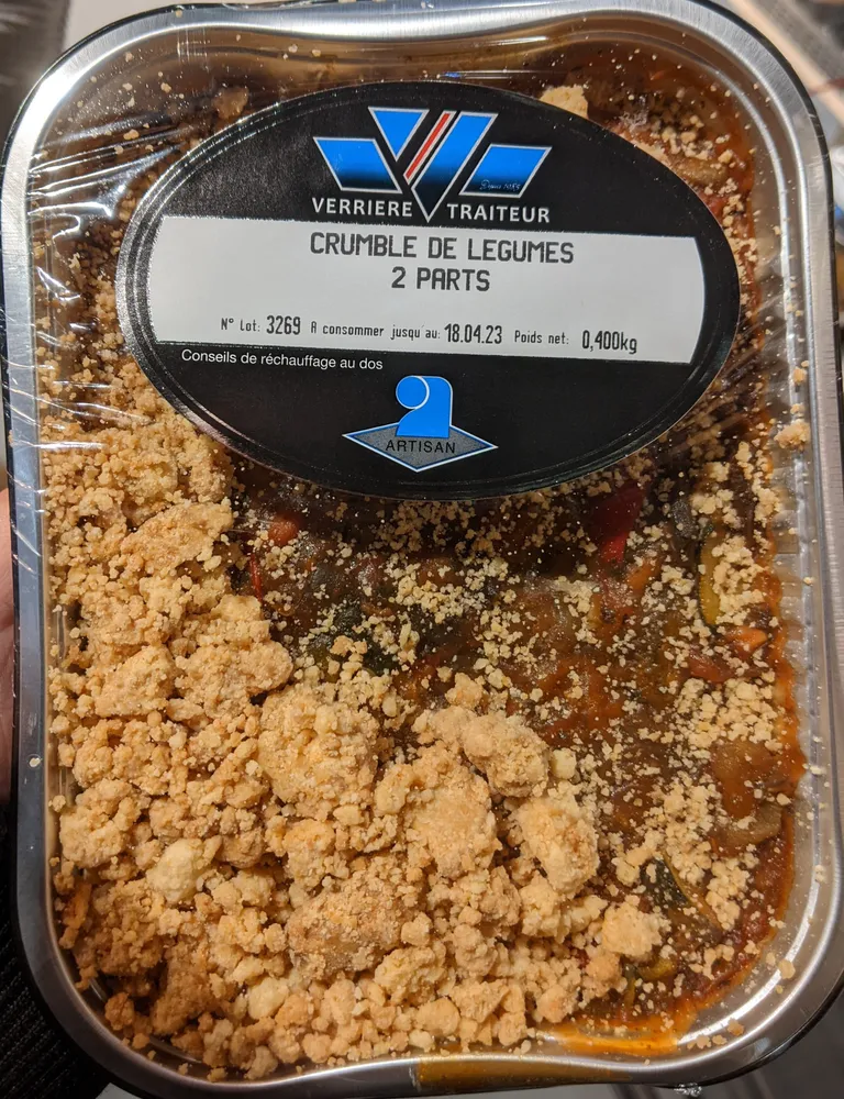 Crumble de légumes
