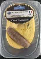 Saucisse et puree de terre fraiche