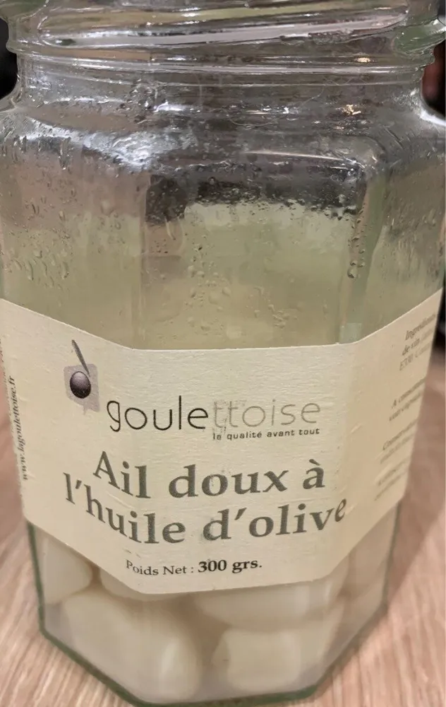 Ail doux à l'huile d'olive