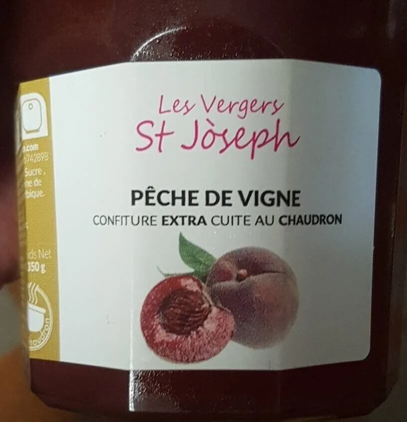 Confiture - pèche de vigne