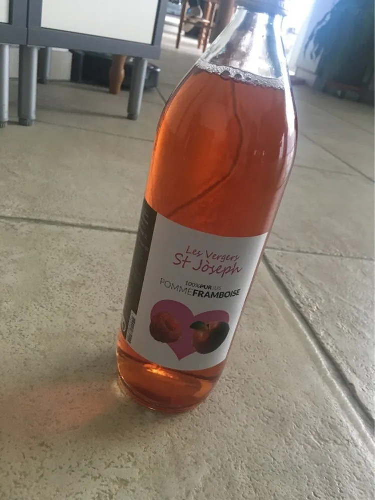 Pur jus pomme framboise