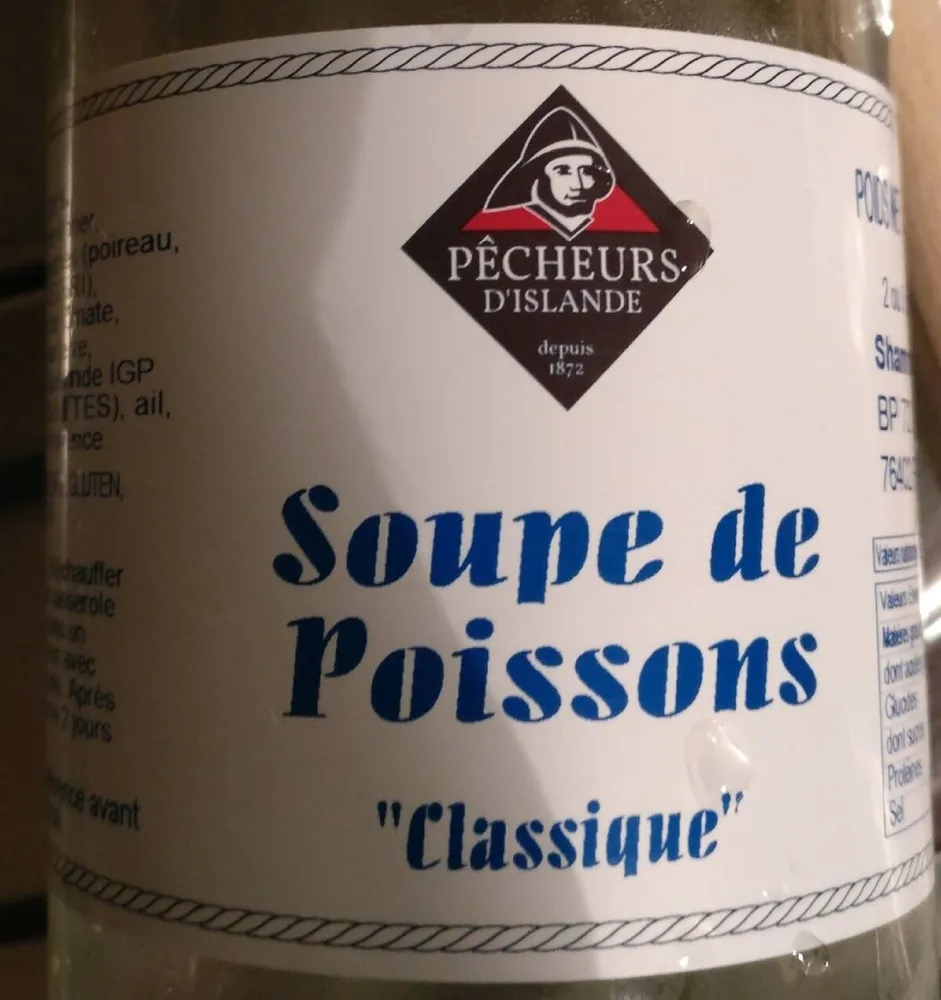 Soupe de poissons classique