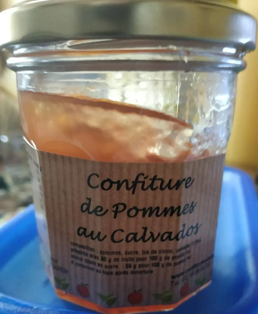 Confiture de pommes au Calvados