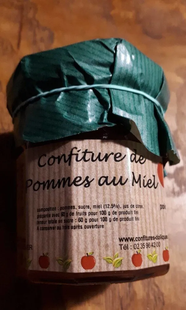 confiture au pommes au miel