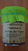 Confiture de Pommes et Pêches de Vign
