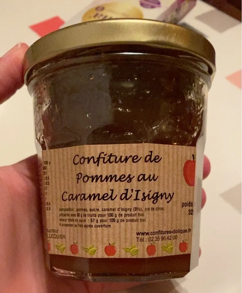 Confiture de pommes au caramel d’Isigny