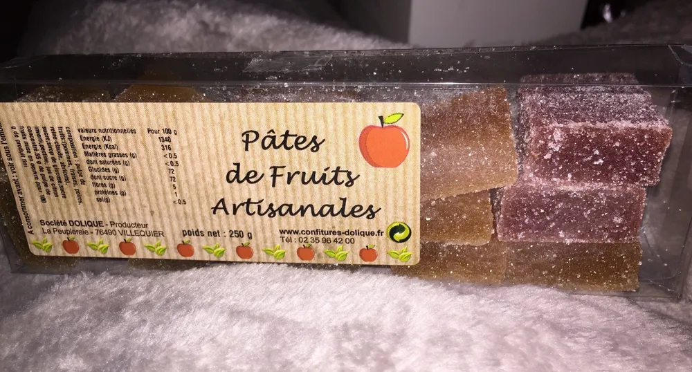 Pâtes de fruits artisanales
