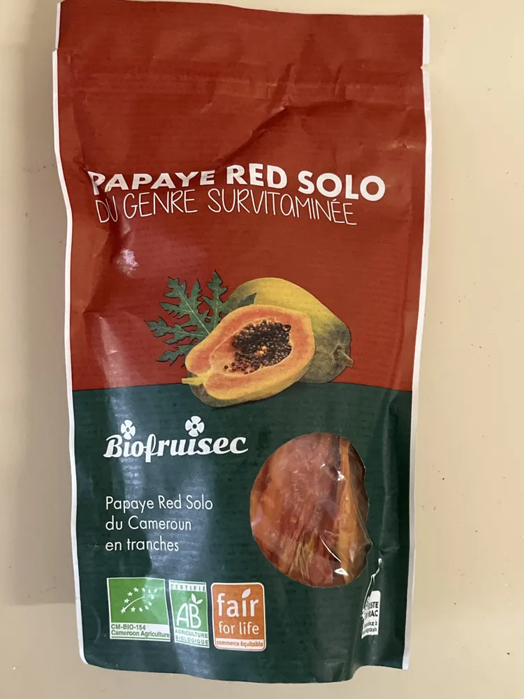 PAPAYE RED SOLO DU CAMERON EN TRANCHES SECHEES