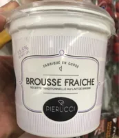 Brousse au lait pasteurise PIERRUCCI, 13.5%MG