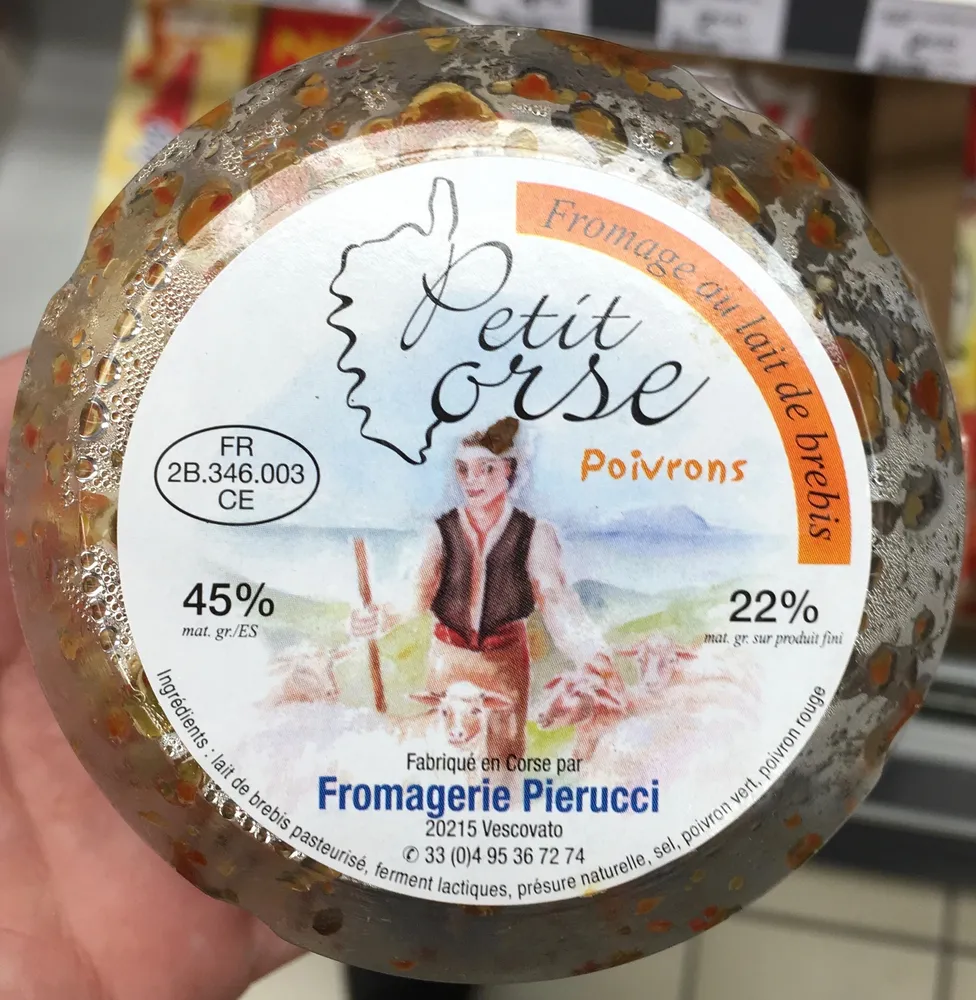 Petit Corse Poivrons (22% MG)