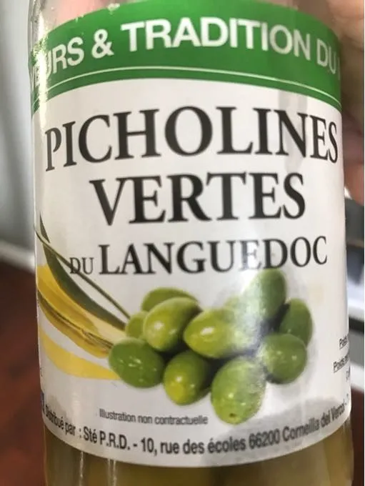 Olives Picholines vertes Saveurs & Tradition du Midi