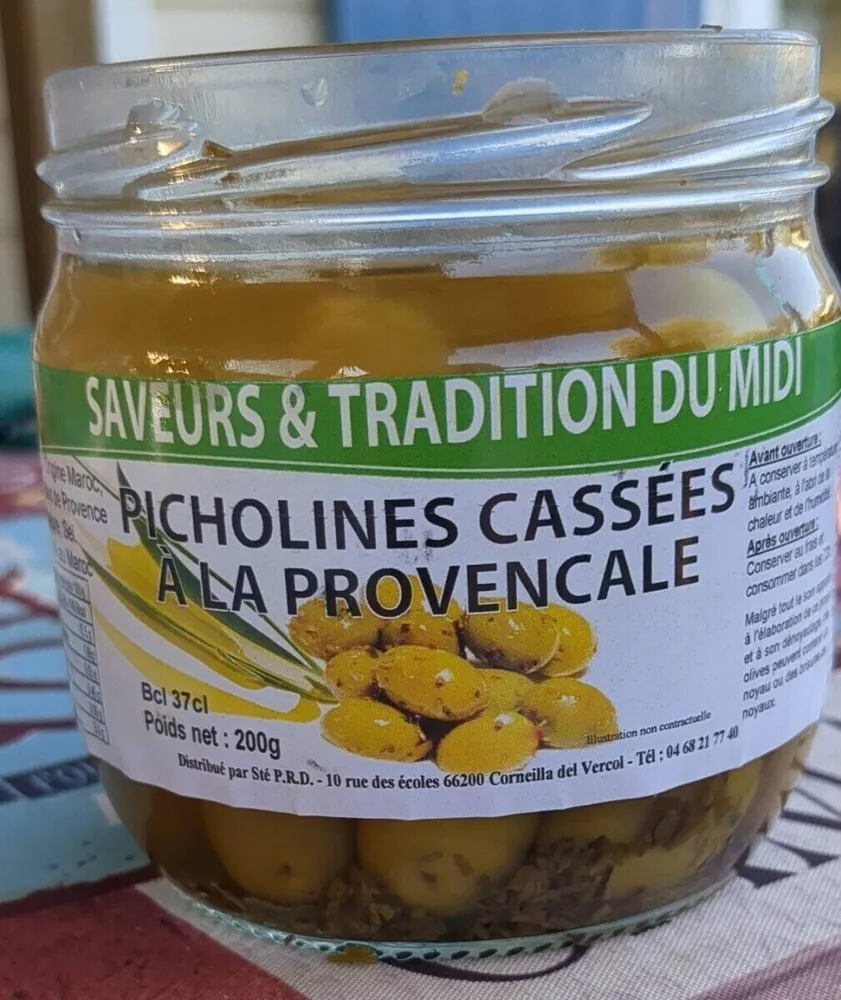 Picholines Cassees A La Provençale