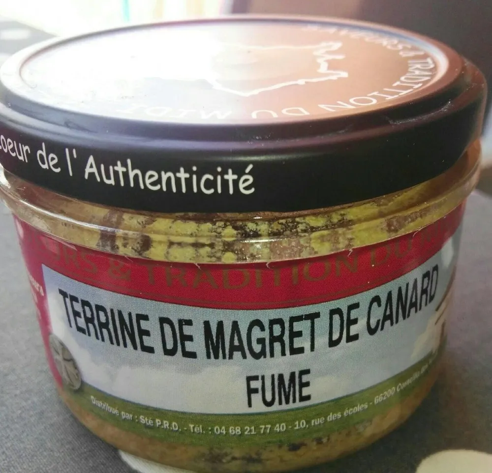 Terrine de magret de canard fume