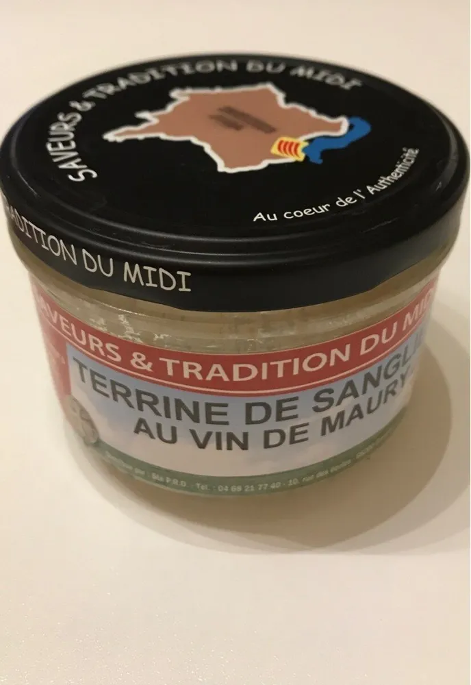 Terrine de sanglier au vin de maury
