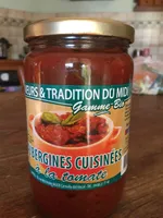 Aubergines cuisinées à la tomate