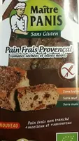 Pain frais provençal tomates séchées et olives noire