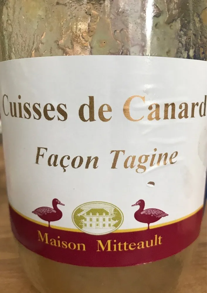Cuisses de canard facon tagine