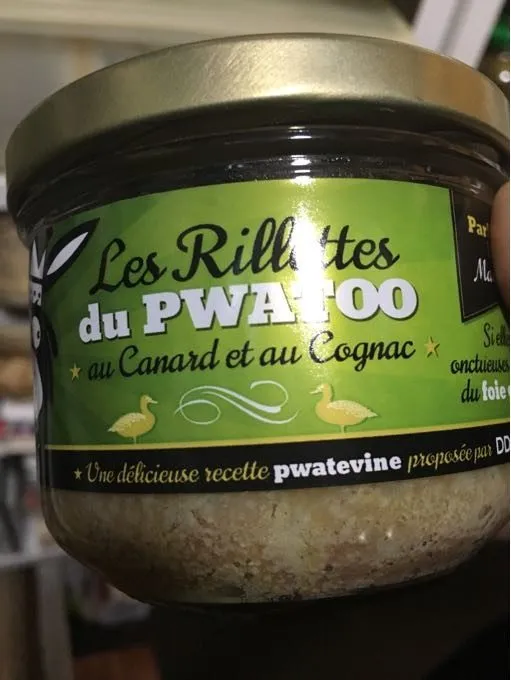 Les Rillettes Du Pwatoo Au Canard Et Au Cognac