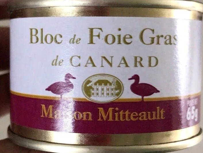 Bloc de fois gras de canard