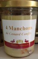4 Manchons de canard confits