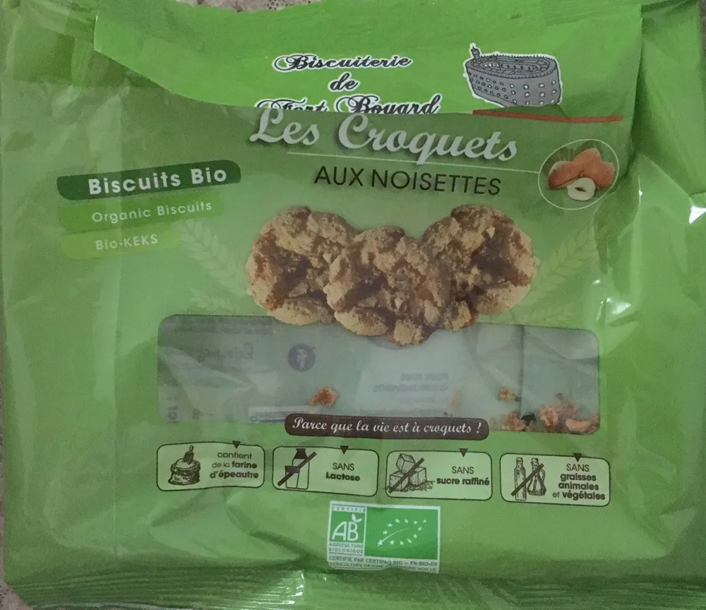 Les croquets au noisettes