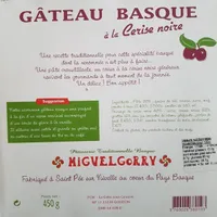 Gâteau basque à la Cerise noire