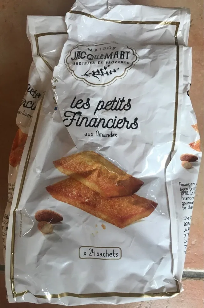 Les petits financiers aux amandes
