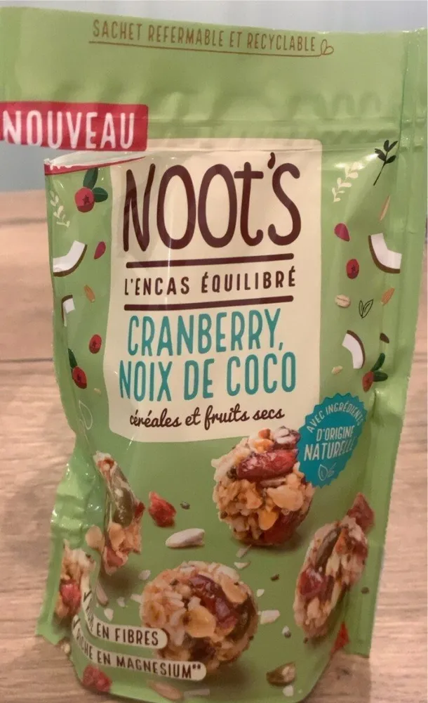 Noots Cranberry noix de coco