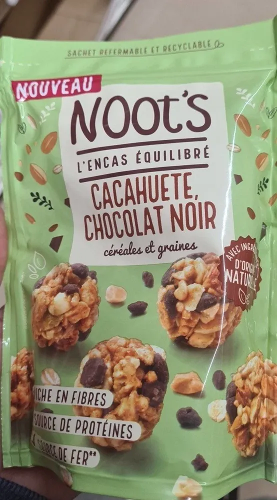 L'encas équilibré - Cacahuète chocolat noir céréales et graines