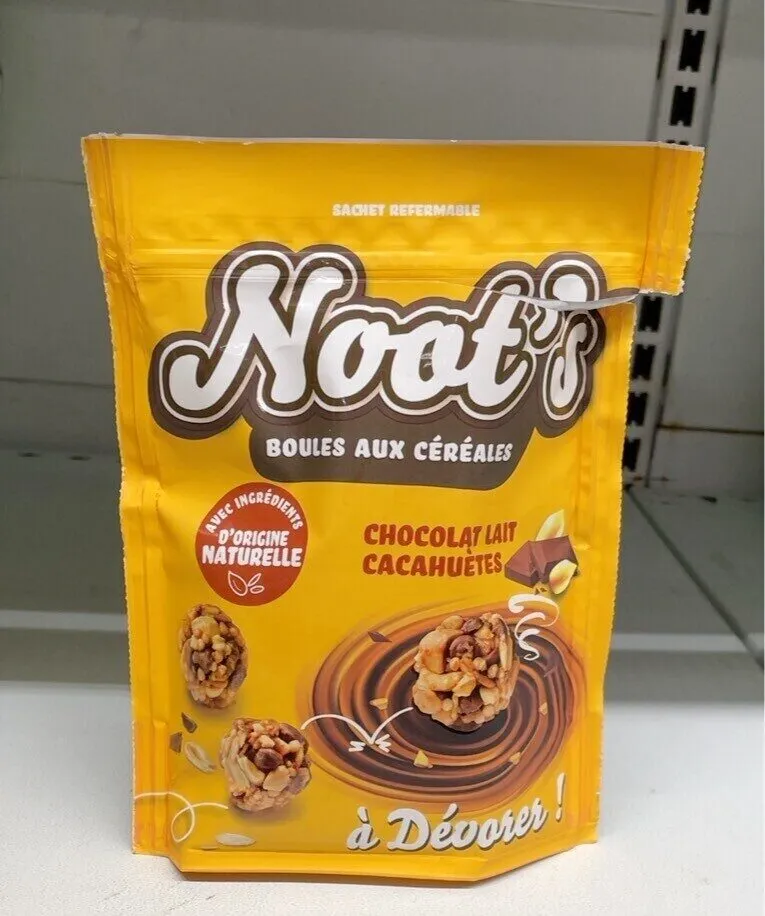 Noots chocolat lait cacahuètes