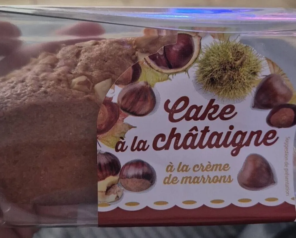 Cake à la châtaigne à la crème de marrons