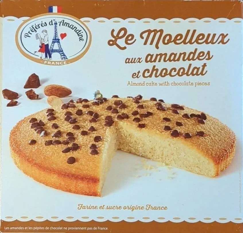 Le moelleux amandes chocolat