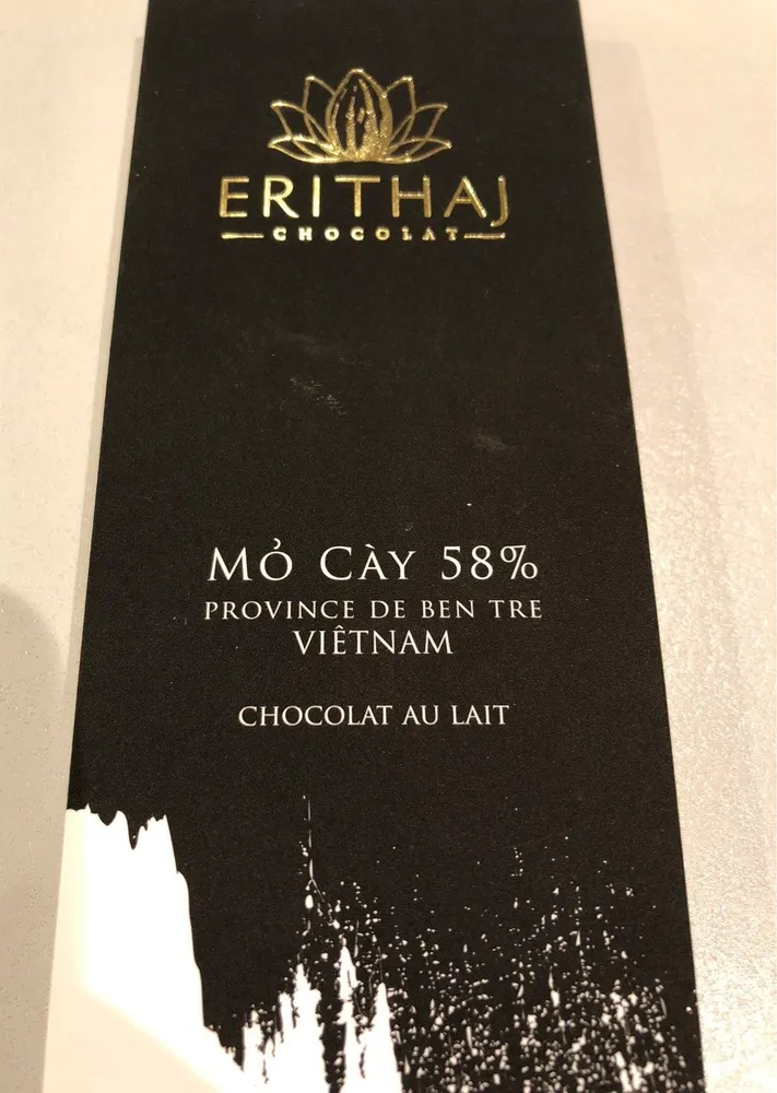 Chocolat au lait 58%