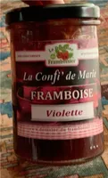 Confiture framboise violette