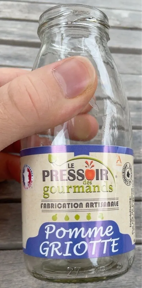 Jus pomme griotte