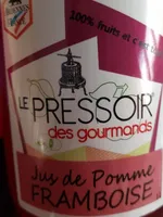 Jus de pomme framboise