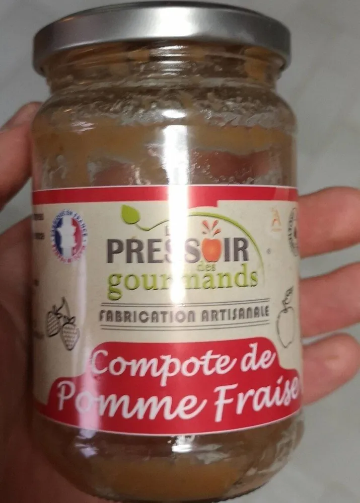 Compote de pomme fraise