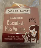Sablés aux pépites de chocolat