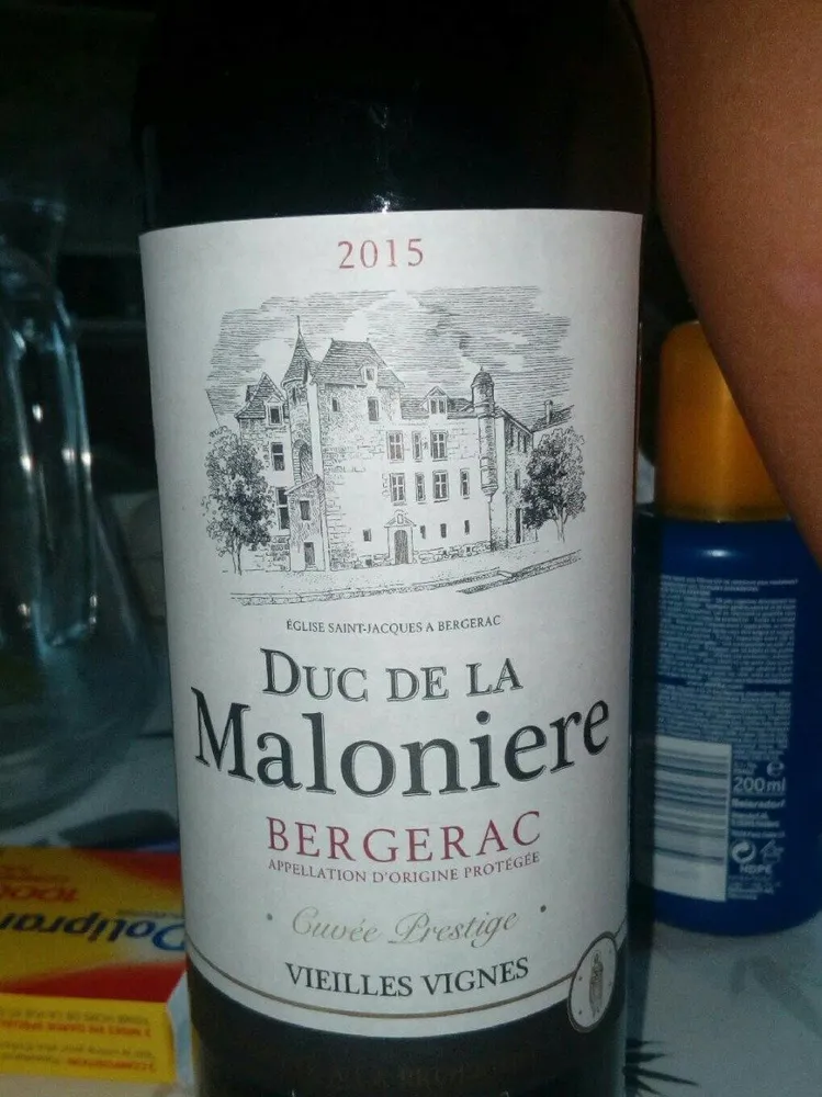 Vin duc de la Maloniere Bergerac