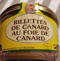 Rillettes de canard au foie de canard