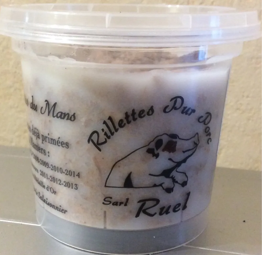 Rillettes pur porc trempées à la louche
