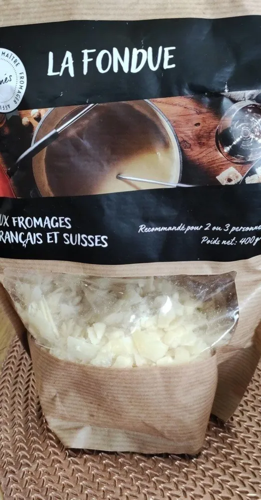 La Fondue aux fromages français et suisses