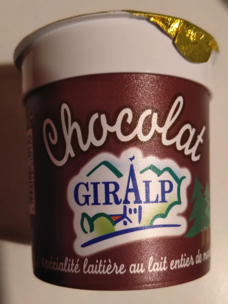 Giralp pot carton chocolat 4x125gr